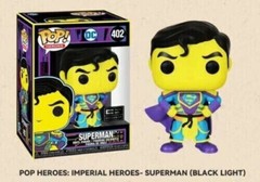 Funko Pop! DC Heroes Imperial Heroes SUPERMAN Black Light #402 Exclusive