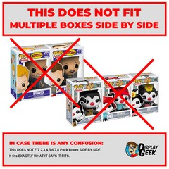 Pop Protector for Funko Pop 2-Pack Demolition Ax & Smash Box