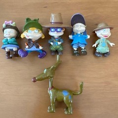 Rugrats Figure Set of 6 Retro Rare From JP