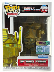 Funko Pop! Retro Toys | Transformers Optimus Prime Gold Evend 9500 LE #172