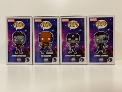 Funko Pop Marvel What if? The Watcher #928 & Zombie Avengers Lot of 4 Ships WW