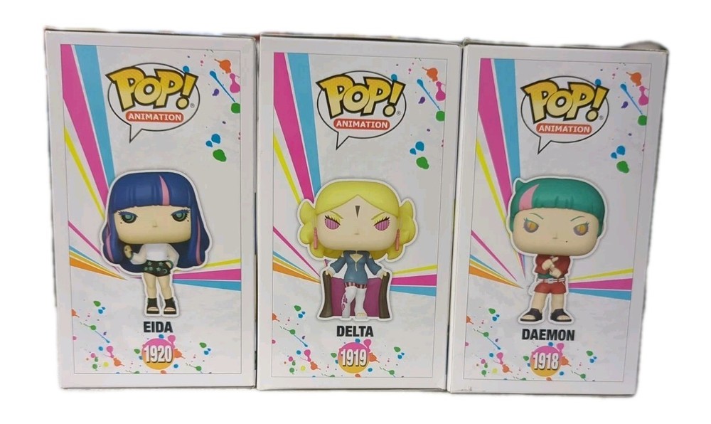 FunkoPop Boruto Naruto Next Generations Lot.Eida #1920 Daemon #1918 Delta #1919