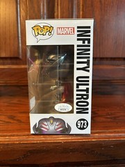 Funko POP! Marvel Infinity Ultron #973 SIGNED Ross Marquad w/JSA LE 100pcs!