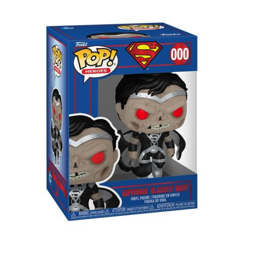 Funko Pop Superman Blackest Night (Black Lantern) Figure w/ Protector IN HAND
