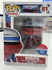 Funko POP! MOTU ROBOTO #81 Toy Tokyo Virtual Funkon Exclusive w/Box Protector