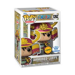 Funko Pop Chase One Piece Armored Luffy Figure w/ Protector Funko Shop Exclusive
