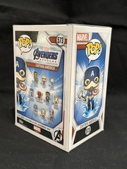 Funko POP! Marvel Avengers Endgame Captain America #573 [with Electrified Mjolni