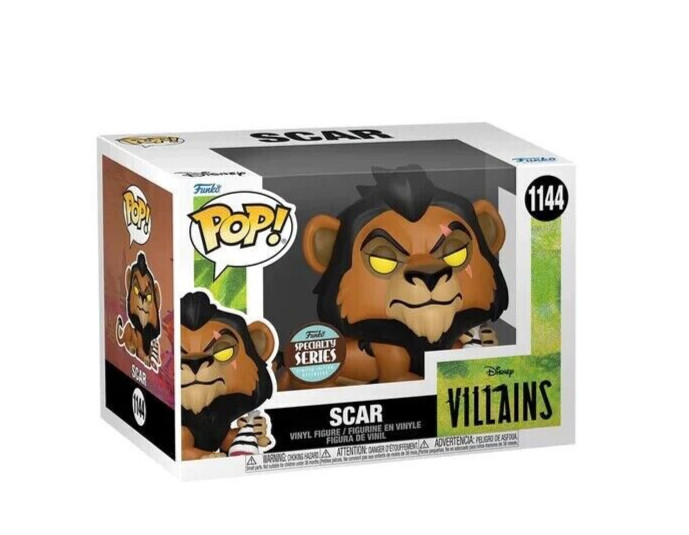 Scar w/ Meat POP Vinyl Figure #1083 Funko Disney Villains Specialty Series New!