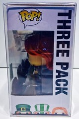 1 Box Protector For FUNKO HARRY POTTER ECCC WEASLEY 3 Pack Clear Display Case