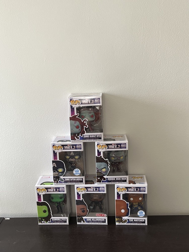 (NEW!) Marvel ´ s What If Funko Pop Lot! ( 6 Vinyl Figurines) (Great Condition)