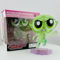 Powerpuff Girls CN Buttercup Sparkle Edition Mini Bobblehead Figure NIB HTF