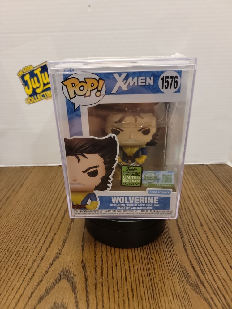 Funko Pop! Marvel X-Men Wolverine Classic Unmasked #1576 ECCC Exclusive LE 5000
