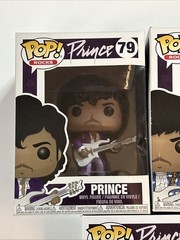 Funko Pop Prince #79, 80, 81 Lot of 3 Purple Rain 3rd Eye Girl Around the World