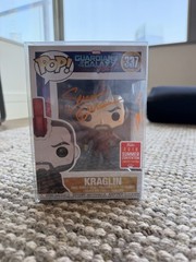 Funko Pop Marvel Kraglin 337 SDCC 2019 Summer Convention Sean Gunn Signed