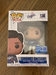 Funko POP! #138 MLB Dodgers Shohei Ohtani (Helmet Salute) Exclusive w/ Protector