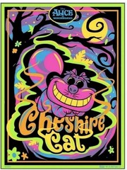 Funko Black Light Poster *Cheshire Cat* Alice In Wonderland Exclusive 18×24