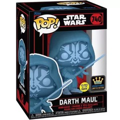 Funko Pop! Star Wars #740 Darth Maul – Exclusive GITD w/ Protector