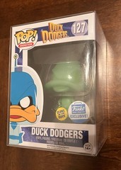 Funko Pop! Duck Dodgers 127 GITD, 142 & Chase, 143 Marvin, 144 K-9 & 207 MJ Frog