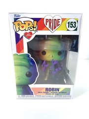 Funko Pop Gay Pride Superhero Robin from Batman #153 Signed by Loren Lester