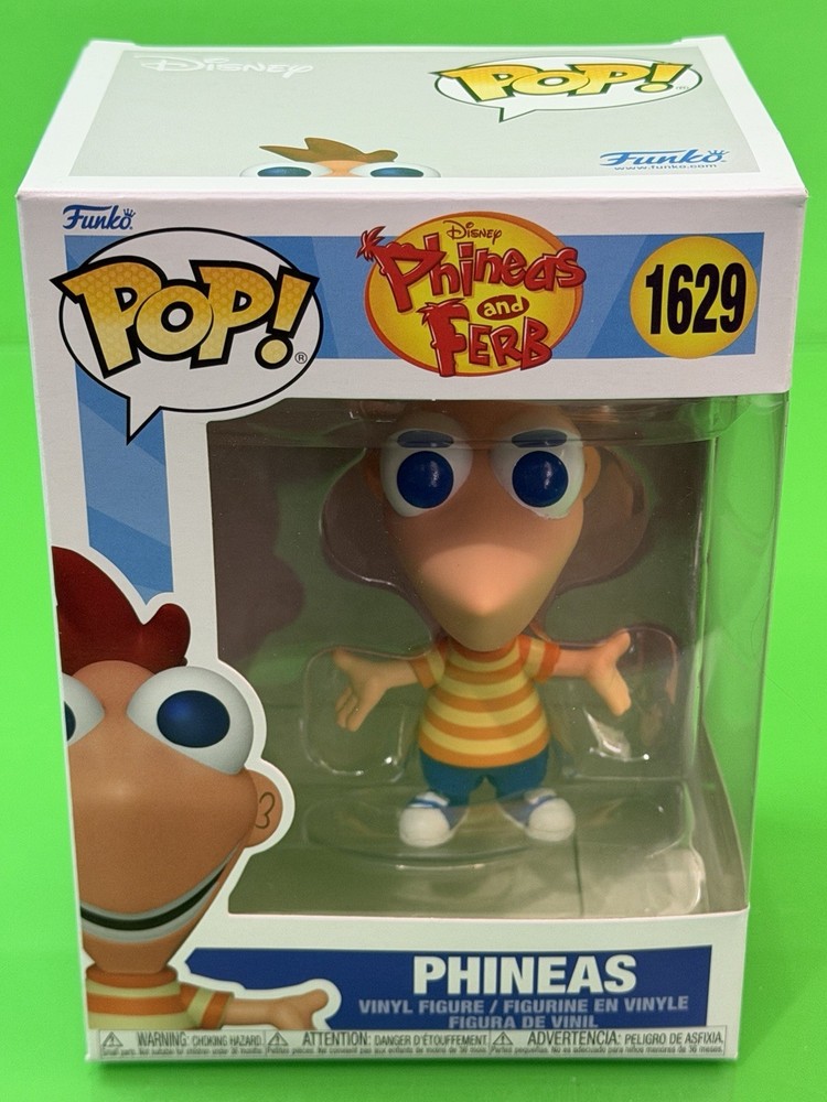 Funko Pop! Disney Phineas And Ferb #1629 Phineas Vinyl Figure New!!!