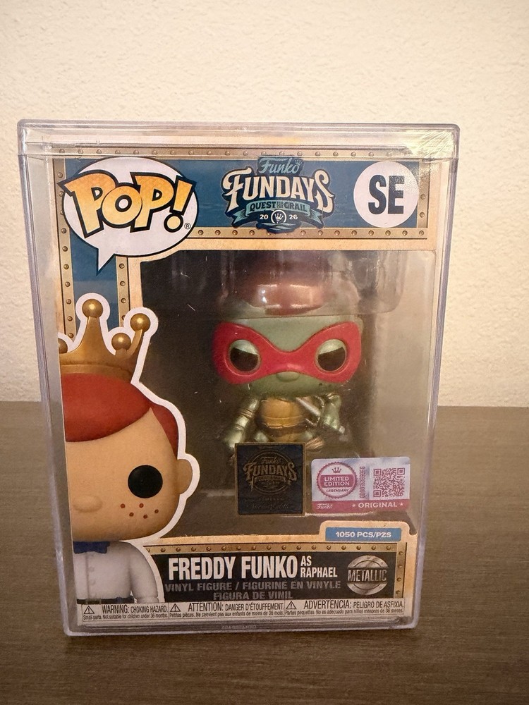 2026 Funko Fundays SDCC Freddy Funko Raphael Metallic LE 1050 TMNT
