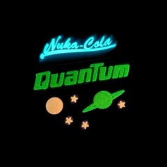 3D Printed FALLOUT 76 QUANTUM NUKA COLA (V2) W/ Stand Sign for your collectibles