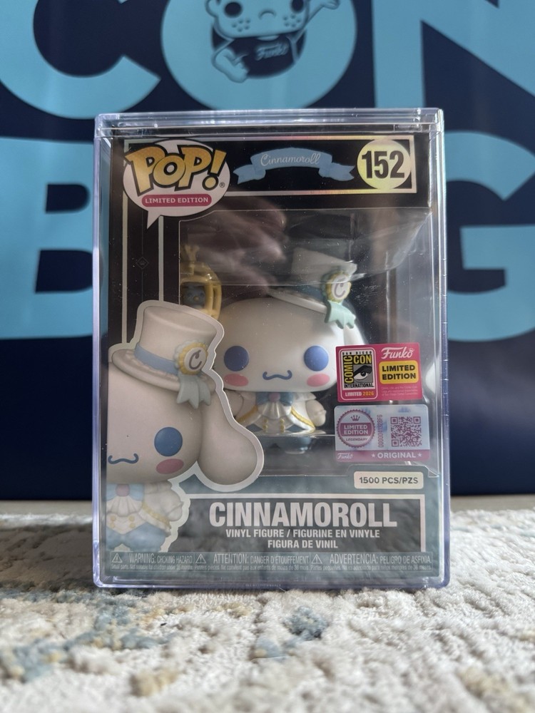Funko Pop Sanrio Cinnamoroll 152 SDCC 2026 LE 1500 OFFICIAL CON STICKER