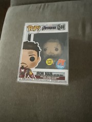 Funko Pop Avengers Endgame I am Iron Man Figure (PX Exclusive) /w Protector