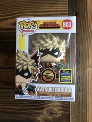 Funko Pop! MHA Katsuki Bakugo 2020 SDCC Gameplanet Exclusive #803 W/Protector