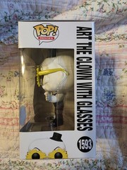 Funko Pop! Movies: Terrifier Art the Clown With Glasses #1593 In Hand