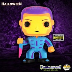 Halloween Michael Myers Black Light Funko Pop Entertainment Earth Exclusive