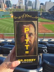 The Pitt Dr. Michael Robby Bobble Head Pittsburgh Pirates SGA 7/25/26