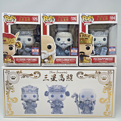 Funko Pop Three Immortals LU, SHOU & FU (Ceramic) Vinyl Figure