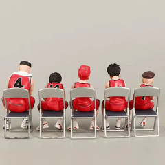 Lot of 5 SLAM DUNK Sakuragi Rukawa Akagi Mitsui Miyagi Basketball Shohoku Fig…