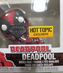 Funko POP! Marvel Deadpool Lounging Diamond Glitter #320 Hot Topic Exclusive NEW