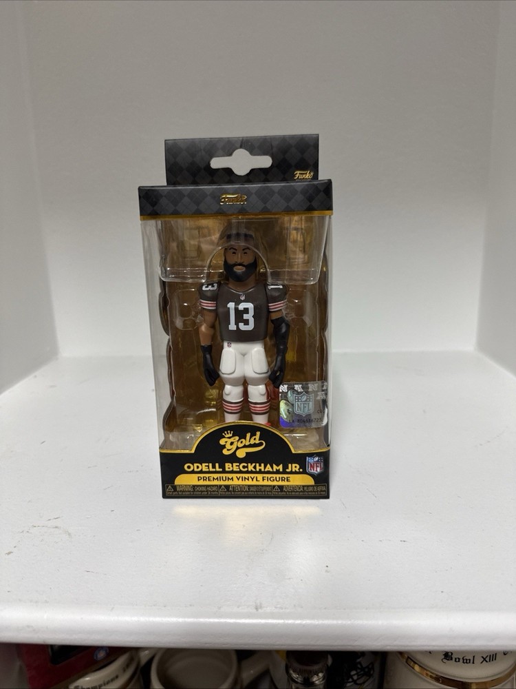 Funko NFL Premium Vinyl Gold Figure 5 in: Odell Beckham Jr. Cleveland Browns New