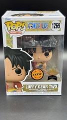 Funko Pop! One Piece Luffy Gear Two 1269 CHASE Fundom Exclusive + Protector NEW