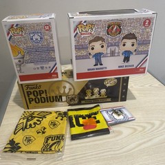 Funko Pop! Funko Fundays Brian Mariotti Mike Becker Torchy Podium and Kit