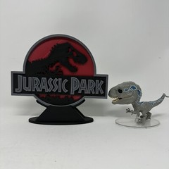 3D printed Custom Funko Digital Pop! – JURASSIC PARK SERIES 1 Coin w/ Stand
