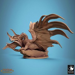 Brass Dragon miniature – rescale miniatures – DnD miniatures – Role Playing Game
