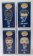 Funko Pop! Solo Leveling Sung Jinwoo #1982 Igris Yoo Jinho Cha Hae-In Set of 4