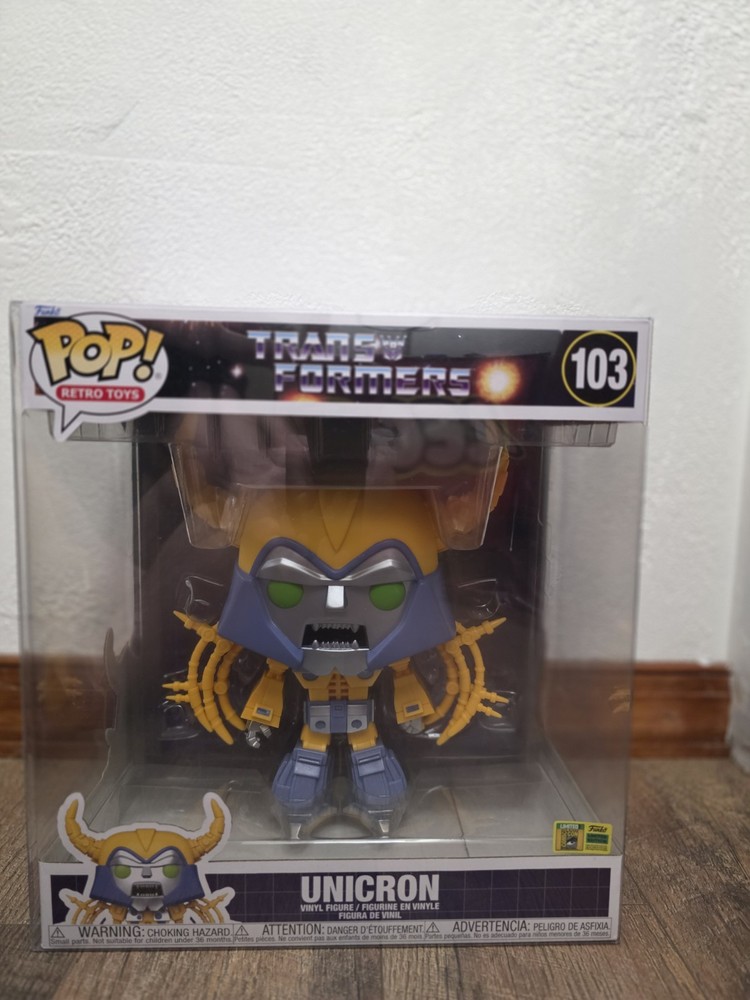Funko Transformers Unicron 2022 Exclusive Official SDCC Con Sticker W/ Protector