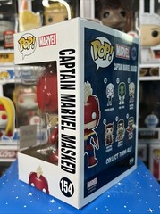 Funko Pop! Marvel: Captain Marvel [Masked] #154 – GTS Exclusive w/ Protector