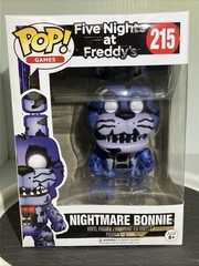 VAULTED NIB Funko POP Games-FNAF: Nightmare Bonnie #215 w/Protector Box damaged