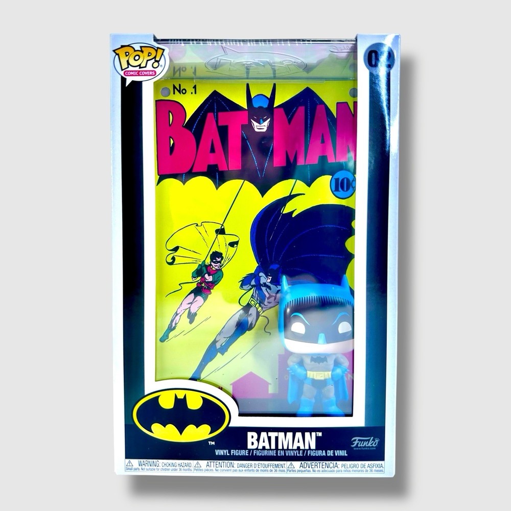 🦇 Funko Pop! Comic Covers #02 Batman w/ Comic Cover #1 Brand New In Stock