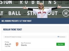 PRESALE: Mel Robbins Boston Red Sox Bobblehead Let Them Night FENWAY EXCLUSIVE