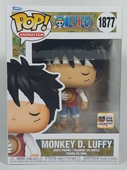 Funko Pop! Monkey D. Luffy (3D2Y)#1877 – One Piece | Toy Con 2025 | Toei Sticker