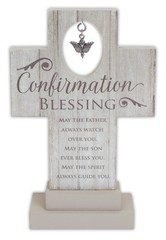 Cathedral Art Standing Cross-Confirmation Blessing, One Size, Multicolored
