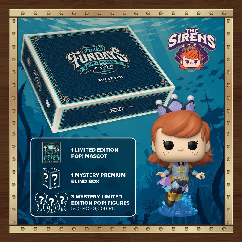 Funko Fundays 2026 Quest For The Grail Box of Fun The Bride, Sorceress, Marty 🔥