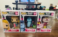 Alice in Wonderland Funko Bundle- Alice with Bottle/Caterpillar/Cheshire Cat